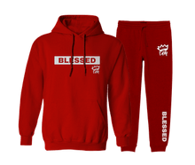 Load image into Gallery viewer, Blessed - Red Jogger Set
