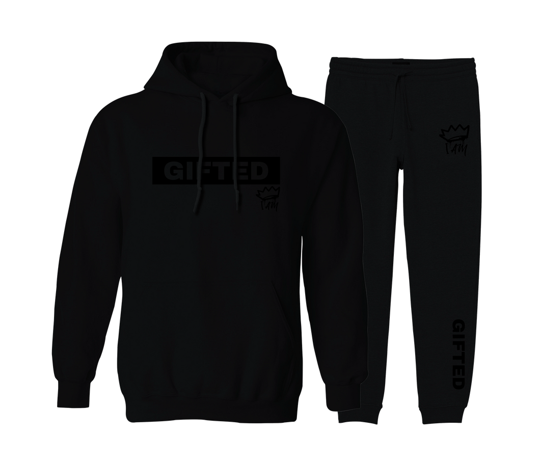 Gifted - Black Jogger Set