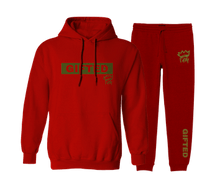 Load image into Gallery viewer, Gifted - Red Jogger Set
