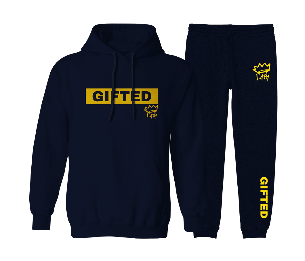 Gifted - Navy Jogger Set