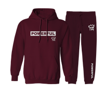 Load image into Gallery viewer, Powerful - Maroon Jogger Set
