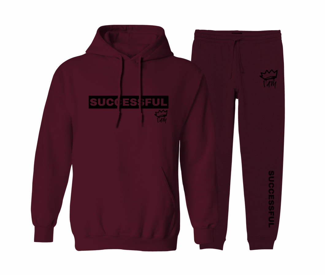 Successful - Maroon Jogger Set